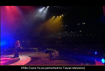 Il Mio Cuore Va, as performed by Miss Sarah for Taiwan television...