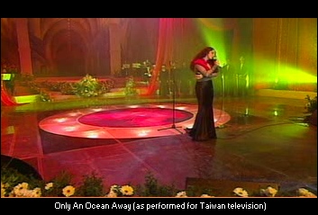 Only An Ocean Away, as peformed by Miss Sarah for Taiwan television...